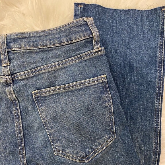 NWT POPSUGAR Kick Flare Jeans w/ Raw Bottom Hem - Picture 10 of 16